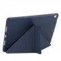 Borító állvánnyal origami - iPad Air 3 (2019) / Pro 10,5" - sötétkék