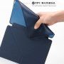 Borító állvánnyal origami - iPad Air 3 (2019) / Pro 10,5" - sötétkék