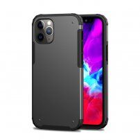 Ipaky matt ütésálló tok - iPhone 12 Pro Max - fekete