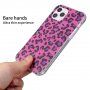 Tok leopárd mintával - iPhone 12 mini - kék
