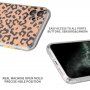 Tok leopárd mintával - iPhone 11 - kék