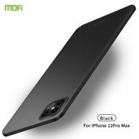 Mofi ultra vékony matt tok - iPhone 12 Pro Max - fekete