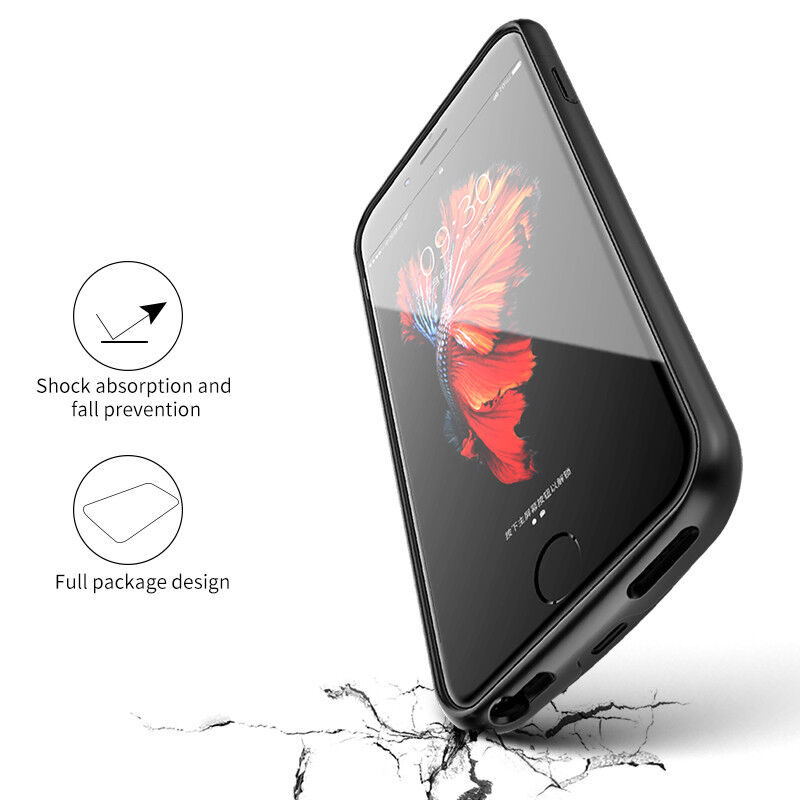 Tok külső akkumulátorral 4000 mAh - iPhone 6 / 6S / 7 / 8 / SE (2020/2022) - fekete