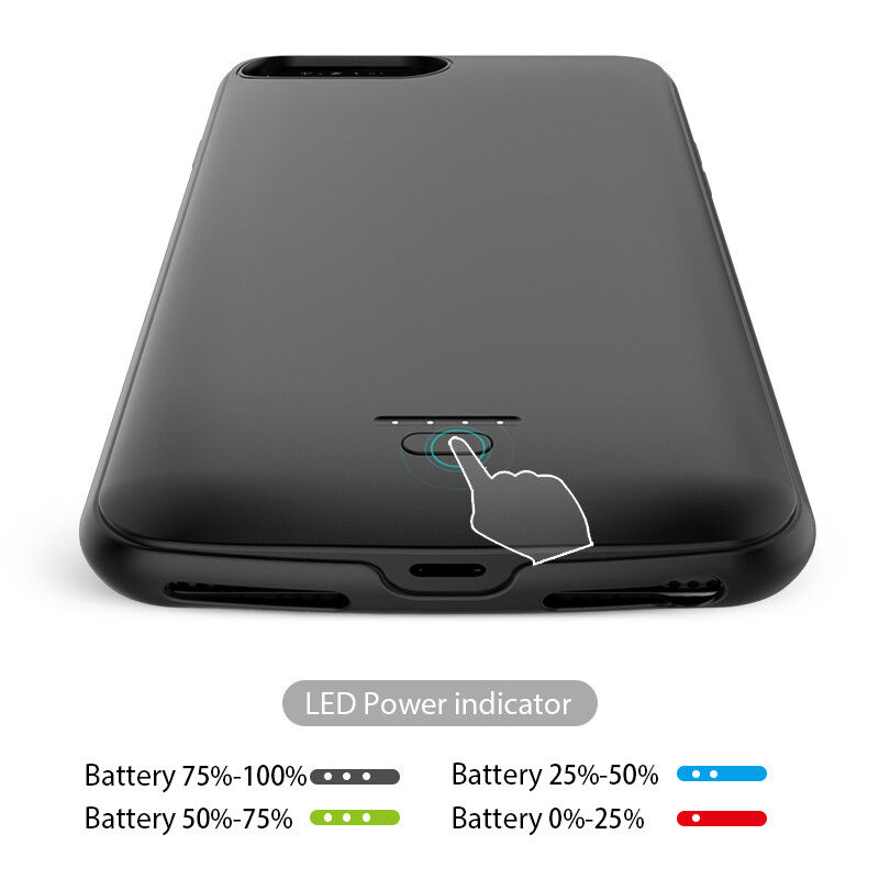 Tok külső akkumulátorral 4000 mAh - iPhone 6 / 6S / 7 / 8 / SE (2020/2022) - fekete