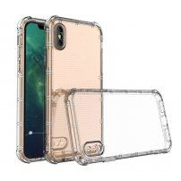 Tok megerősített sarok és élvédelemmel - iPhone XS Max - transzparens