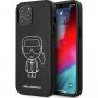 Karl Lagerfeld Embossed PU műbőr tok - iPhone 12 Pro Max - fekete