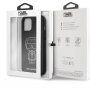 Karl Lagerfeld Embossed PU műbőr tok - iPhone 12 Pro Max - fekete