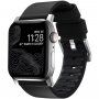 Nomad Active Pro hidrofób bőr szíj - Apple Watch Ultra 49mm / 46mm / 45mm / 44mm / 42mm - fekete-ezüst