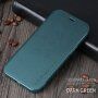 X-Level bőr flip cover borító állvánnyal - iPhone 12 mini - zöld