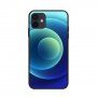 NXE puha tok színes körök mintával - iPhone 12 mini - kék