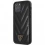 Guess V Quilted tok - iPhone 12 Pro Max - fekete