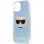 Karl Lagerfeld Choupette Head színjátszó tok - iPhone 12 mini - szivárvány