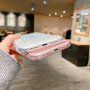 Matt transzparens csillogó tok - iPhone 11 - narancssárga