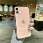 Matt transzparens csillogó tok - iPhone 11 - narancssárga