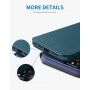 X-Level bőr flip cover borító állvánnyal - iPhone 12 / 12 Pro - fekete