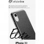 Cellularline Elite PU műbőr tok - iPhone XR - fekete