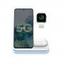 3 az egyben vezeték nélküli gyors töltőállomás - iPhone / Apple Watch / AirPods - fehér