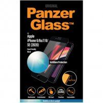 PanzerGlass Edge-to-Edge 2,5D fényvisszaverő edzett üveg - iPhone 6 / 6S / 7 / 8 / SE (2020/2022) - fekete