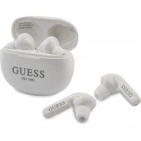 Guess True Wireless vezeték nélküli fülhallgató töltő tokkal Apple eszközökhöz - fehér