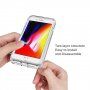 Ütésálló kétszínű átlátszó tok iPhone 7 / 8 / SE (2020/2022) - fekete