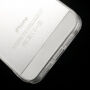 Ultravékony 0,5 mm tok - Apple iPhone 5 / 5S / SE (2016) - átlátszó