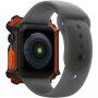 UAG Watch tartós tok Apple Watch 44mm - fekete-narancssárga
