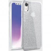 Uniq Clarion Tinsel csillógó tok - iPhone XR - átlátszó