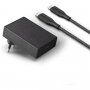 Uniq Votre Slim Kit 18W töltő USB-C (PD) porttal + lightning kábel iPhone / iPad - fekete
