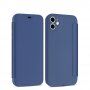 Flip cover szilikon borító kártyatároló zsebbel - iPhone 11 Pro Max - kék