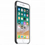 Eredeti szilikon fedél Apple iPhone 8 Plus / 7 Plus készülékre - fekete