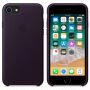 Eredeti bőr tok Apple iPhone SE (2020/2022) / 8 / 7 készülékre - lila