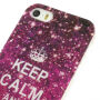 Elegáns tok - Apple iPhone 5 / 5S / SE (2016) - Keep Calm and Sparkle
