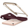 Spigen kiváló edzett fedél halcsont mintával Apple iPhne 7 / 8 - barna