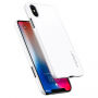 Spigen ultravékony edzett tok Apple iPhone XS / iPhone X készülékre - fehér