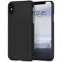 Spigen ultravékony edzett tok Apple iPhone XS / iPhone X készülékre - fekete
