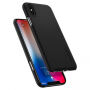Spigen ultravékony edzett tok Apple iPhone XS / iPhone X készülékre - fekete