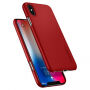 Spigen ultravékony edzett tok Apple iPhone XS / iPhone X készülékre - piros