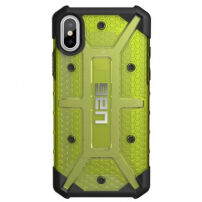 UAG Plasma kiváló edzett tok Apple iPhone XS / iPhone X készülékre - sárga