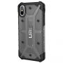 UAG Plasma kiváló edzett tok Apple iPhone XS / iPhone X készülékre - füstös