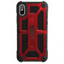 UAG Monarch extrém tartós tok Apple iPhone XS / iPhone X készülékre - bíborpiros