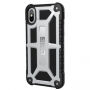 UAG Monarch extrém tartós tok Apple iPhone XS / iPhone X készülékre - platina