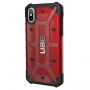 UAG Plasma kiváló edzett tok Apple iPhone XS / iPhone X készülékre - piros