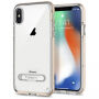 Spigen védőtok mágneses állvánnyal Apple iPhone XS / iPhone X készülékre - arany