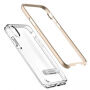 Spigen védőtok mágneses állvánnyal Apple iPhone XS / iPhone X készülékre - arany