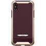 Spigen Signature műanyag polikarbonát védőtok Apple iPhone XS / iPhone X készülékre - arany