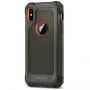 Spigen Armor edzett védőtok erősített sarkakkal Apple iPhone XS / iPhone X - zöld