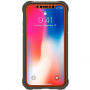 Spigen Armor edzett védőtok erősített sarkakkal Apple iPhone XS / iPhone X - zöld