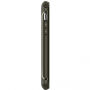 Spigen Armor edzett védőtok erősített sarkakkal Apple iPhone XS / iPhone X - zöld
