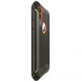 Spigen Armor edzett védőtok erősített sarkakkal Apple iPhone XS / iPhone X - zöld