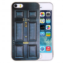 Fedél iPhone 5 / 5S / SE (2016) készülékre számológép motívummal - Sherlock Holmes lakcíme 221B